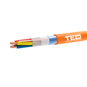 Cablu incendiu JE-H (ST) H E30/E90 2X2X0,8 portocaliu rola 500m TED Electric TED002471