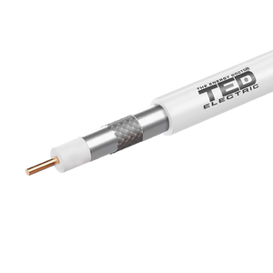 Cablu coaxial RG6 Tri-Shield CCS Tresa CCA, rola 305ml TED Electric TED002587