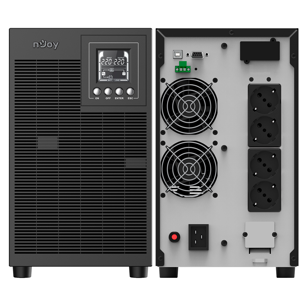 UPS 3000VA 2400W Online Sinusoida Pura Dubla Conversie Imagine principală a produsului