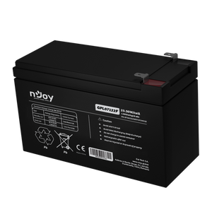 Acumulator 12V 7Ah, Baterie VRLA 12V 7Ah F2 nJoy LONG LIFE pentru UPS-uri Profesionale