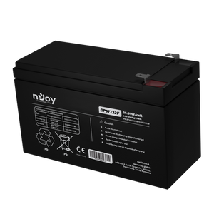 Acumulator 12V 7Ah, Baterie VRLA 12V 7Ah F2 nJoy Standard pentru UPS, Telecom, Automatizari