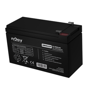 Acumulator 12V 9Ah, Baterie 12V 9Ah F2 nJoy HIGH RATE pentru UPS-uri Profesionale