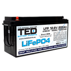 Baterie LiFePO4 12V 200Ah - Acumulator BMS, Bluetooth TED Electric TED007421