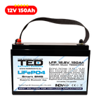 Baterie LiFePO4 12V 150Ah - Acumulator BMS, Bluetooth TED Electric TED007414