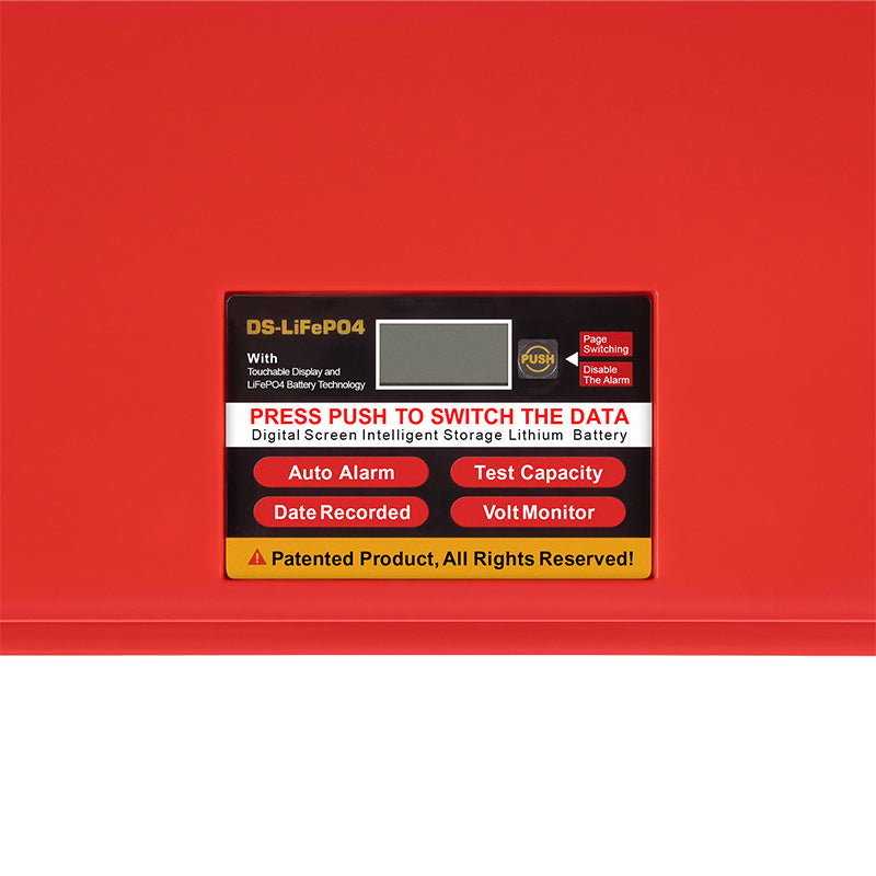 Baterie LiFePO4 12V 200Ah - Acumulator BMS, Bluetooth, Display Vipow BAT0497