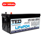 Baterie LiFePO4 12V 300Ah - Acumulator BMS, Bluetooth TED Electric TED007438