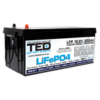 Baterie LiFePO4 12V 300Ah - Acumulator BMS, Bluetooth TED Electric TED007438