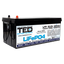 Baterie LiFePO4 12V 300Ah - Acumulator BMS, Bluetooth TED Electric TED007438
