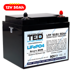 Baterie LiFePO4 12V 50Ah - Acumulator BMS, Bluetooth TED Electric TED007391