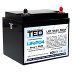 Baterie LiFePO4 12V 50Ah - Acumulator BMS, Bluetooth TED Electric TED007391