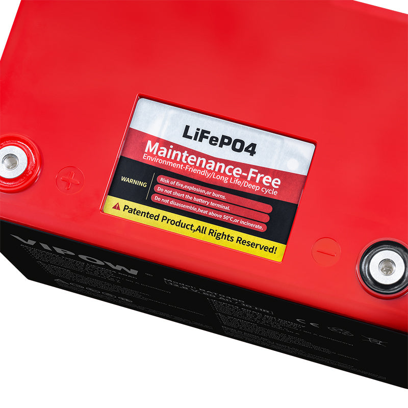 Baterie LiFePO4 12V 60Ah - Acumulator cu BMS Vipow BAT0490