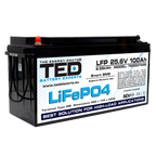 Baterie LiFePO4 24V 100Ah - Acumulator BMS, Bluetooth TED Electric TED007445