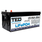 Baterie LiFePO4 24V 150Ah - Acumulator UPS Centrala Termica / Fotovoltaic cu BMS, Bluetooth TED Electric TED008954