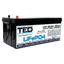 Baterie LiFePO4 24V 150Ah - Acumulator UPS Centrala Termica / Fotovoltaic cu BMS, Bluetooth TED Electric TED008954