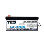 Baterie LiFePO4 24V 150Ah - Acumulator UPS Centrala Termica / Fotovoltaic cu BMS, Bluetooth TED Electric TED008954