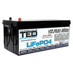 Baterie LiFePO4 24V 200Ah - Acumulator UPS Centrala Termica / Fotovoltaic cu BMS, Bluetooth TED Electric TED008961