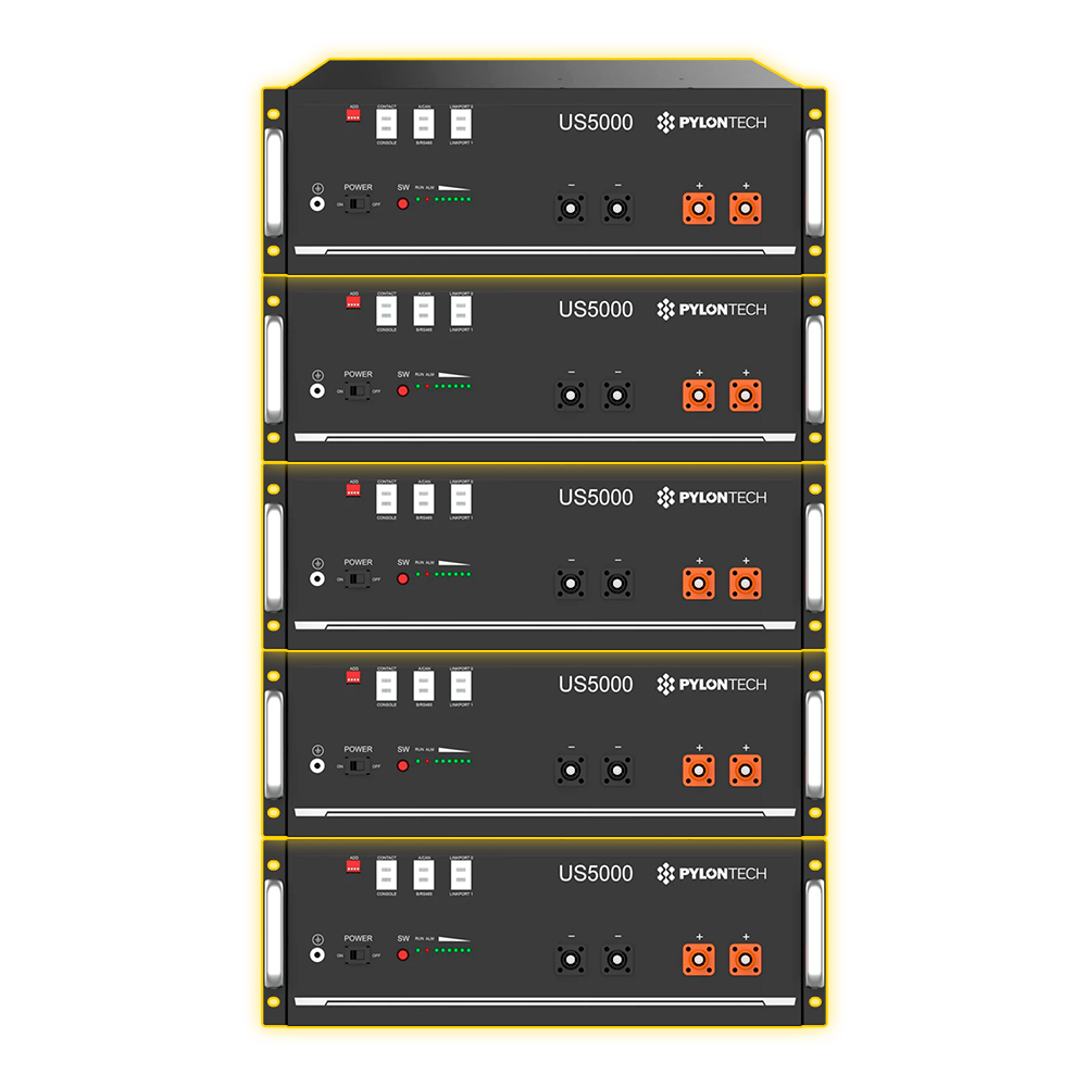 Baterie Pylontech US5000 4.8kW 5kW 48V Imagine principală a produsului