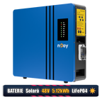 Kit Invertor Hibrid 5kW + Baterie LiFePO4 10kW nJoy