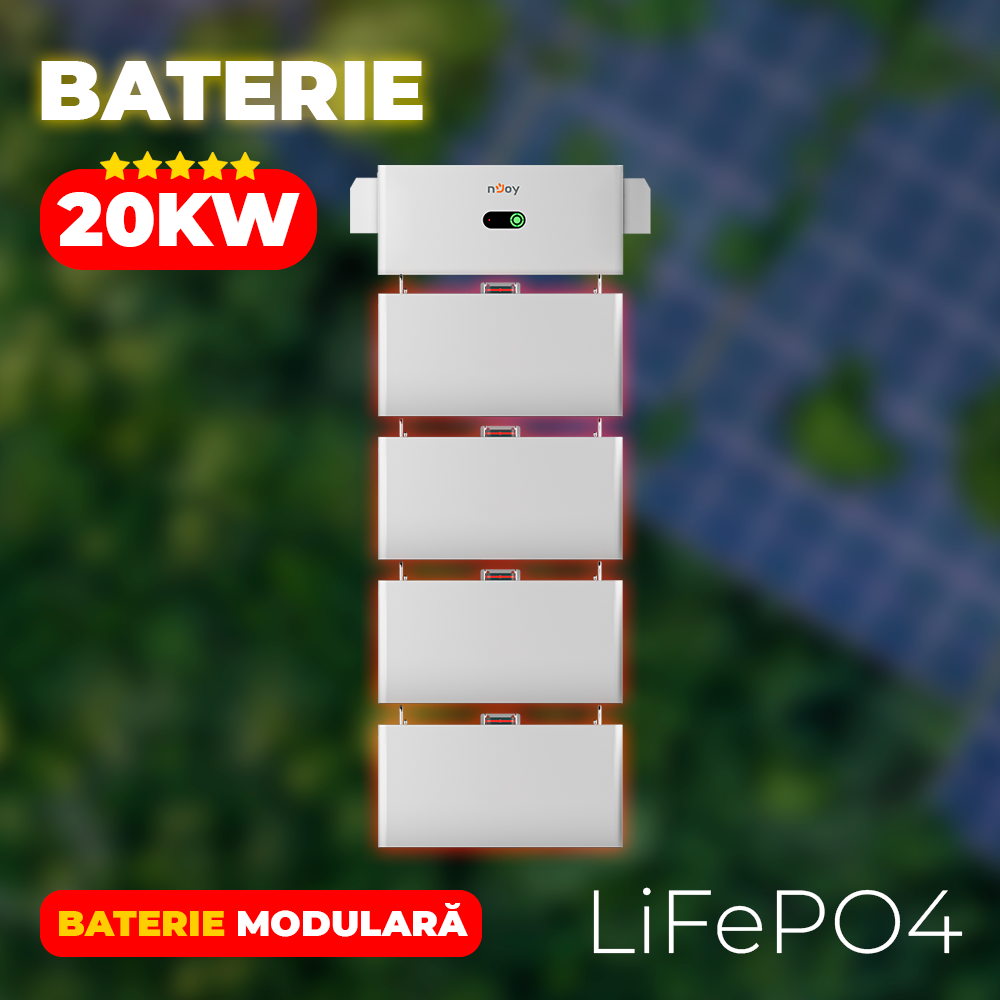 Baterie Solara 20kW - Acumulator LiFePO4 nJoy Powerhill Imagine secundară a produsului