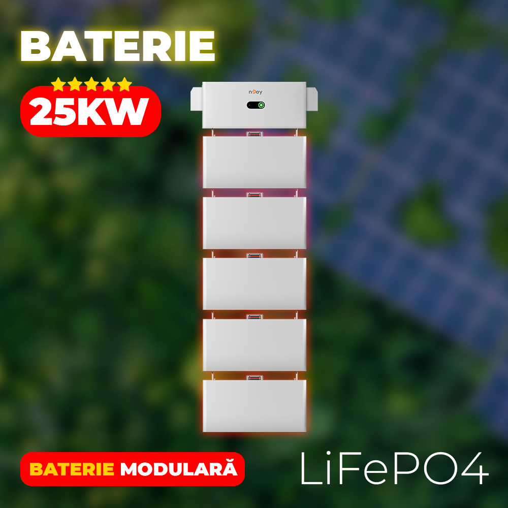 Baterie Solara 25kW - Acumulator LiFePO4 nJoy Powerhill Imagine secundară a produsului