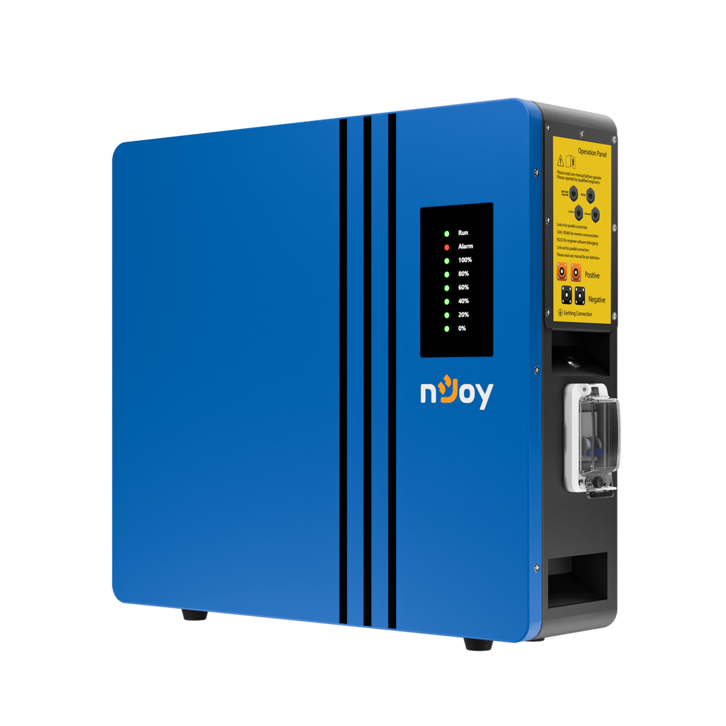 Kit Invertor Hibrid 5kW + Baterie LiFePO4 10kW nJoy