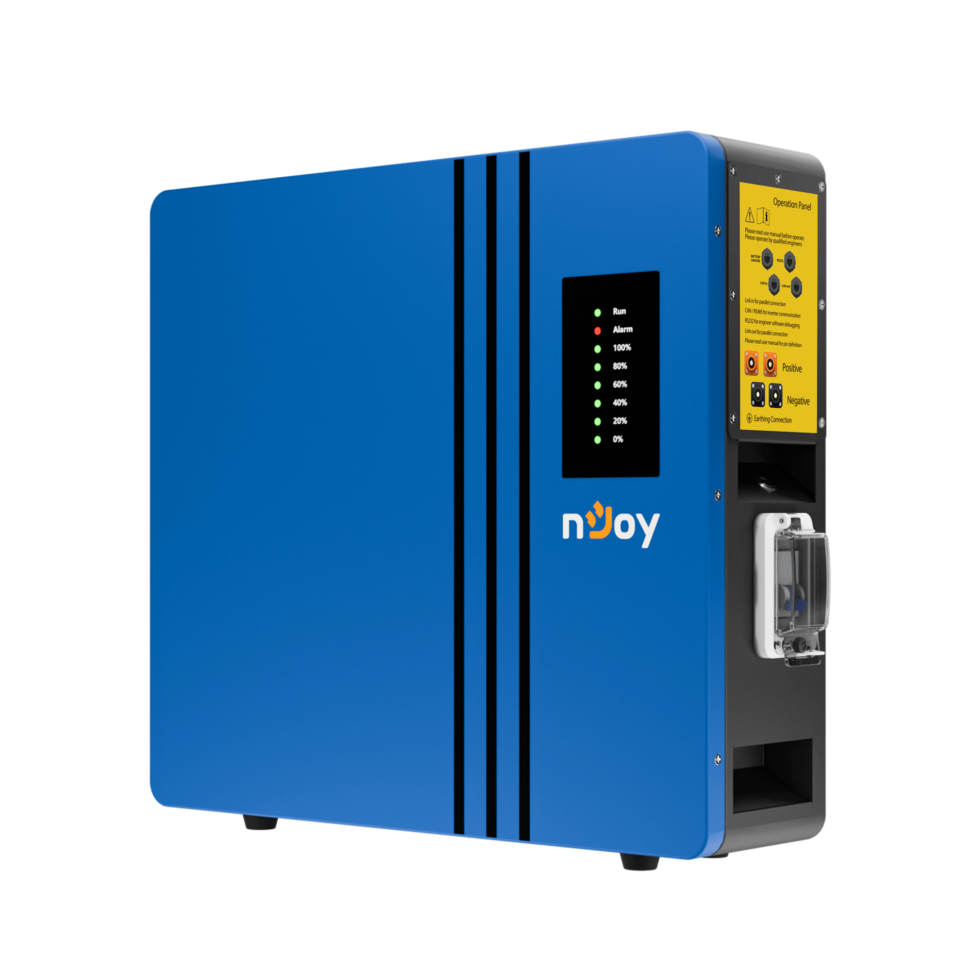 Kit Invertor Hibrid 5kW + Baterie LiFePO4 10kW nJoy