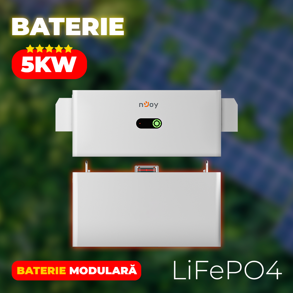 Baterie Solara 5kW - Acumulator LiFePO4 nJoy Powerhill Imagine secundară a produsului