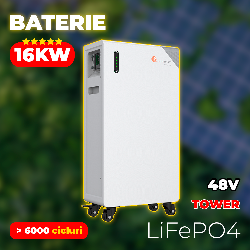 Baterie Solara 16kW | 48V Acumulator 16kW LiFePO4 Felicity Solar FLB-48314TG1-H Imagine secundară a produsului
