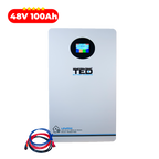 Baterie LiFePO4 48V 100Ah 5.12kW - Acumulator BMS, Bluetooth TED Electric TED007452
