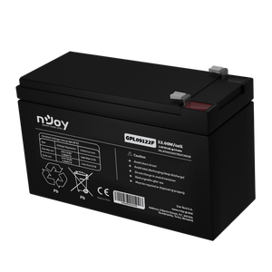 Acumulator 12V 9Ah, Baterie 12V 9Ah F2 nJoy LONG LIFE pentru UPS, Sisteme Emergenta