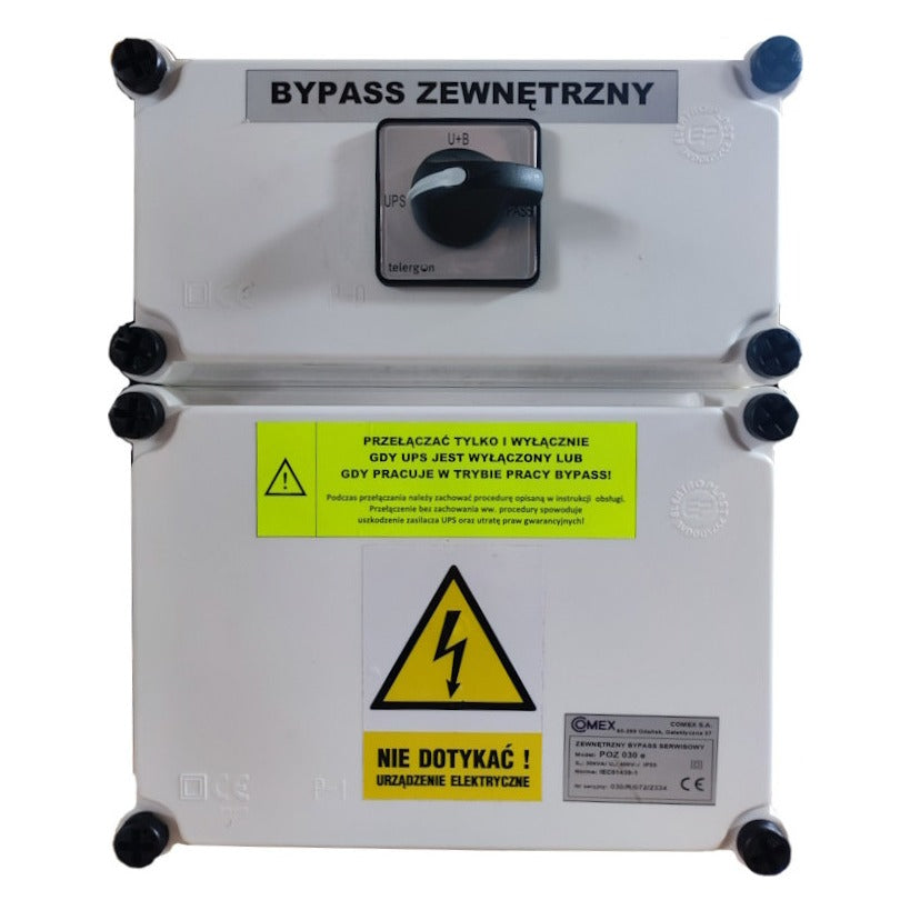 Bypass Service Extern de Perete pentru UPS Trifazat 20 - 400kVA COVER POZ Imagine secundară a produsului