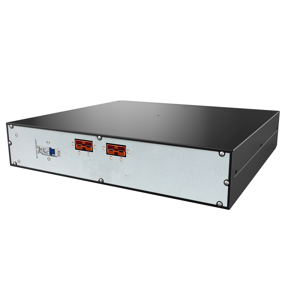 Cabinet baterii UPS pentru 3 sau 6 acumulatori 12V 7Ah sau 9Ah nJoy Balder cu mufa hermafrodita