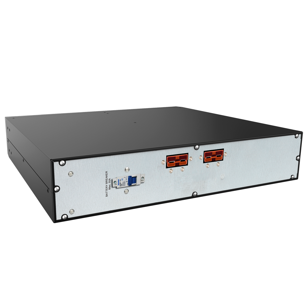 Cabinet baterii UPS pentru 3 sau 6 acumulatori 12V 7Ah sau 9Ah nJoy Balder siguranta 50A