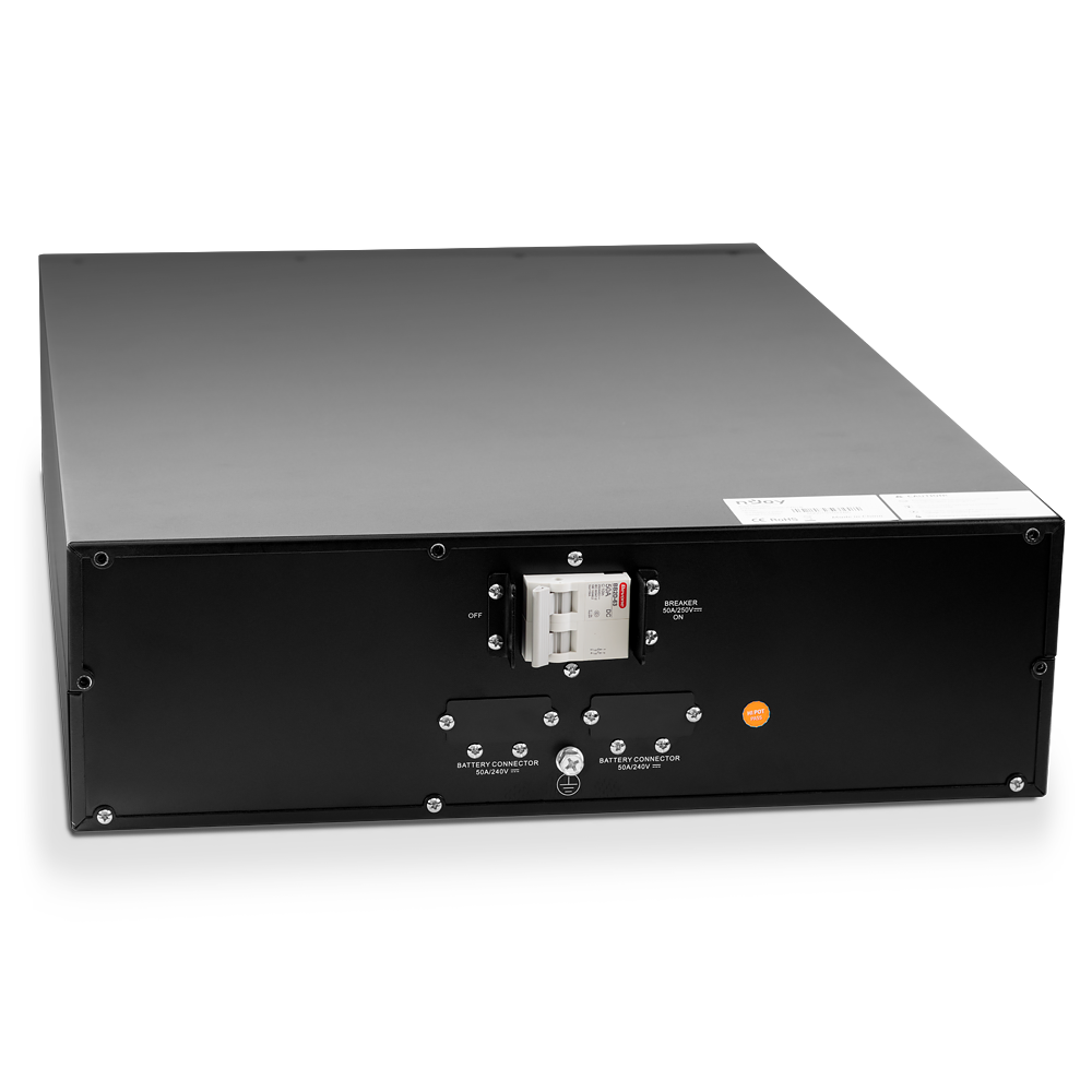 Cabinet baterii pentru UPS 20 acumulatori 12V 7Ah sau 9Ah nJoy Balder cu breaker de 50A
