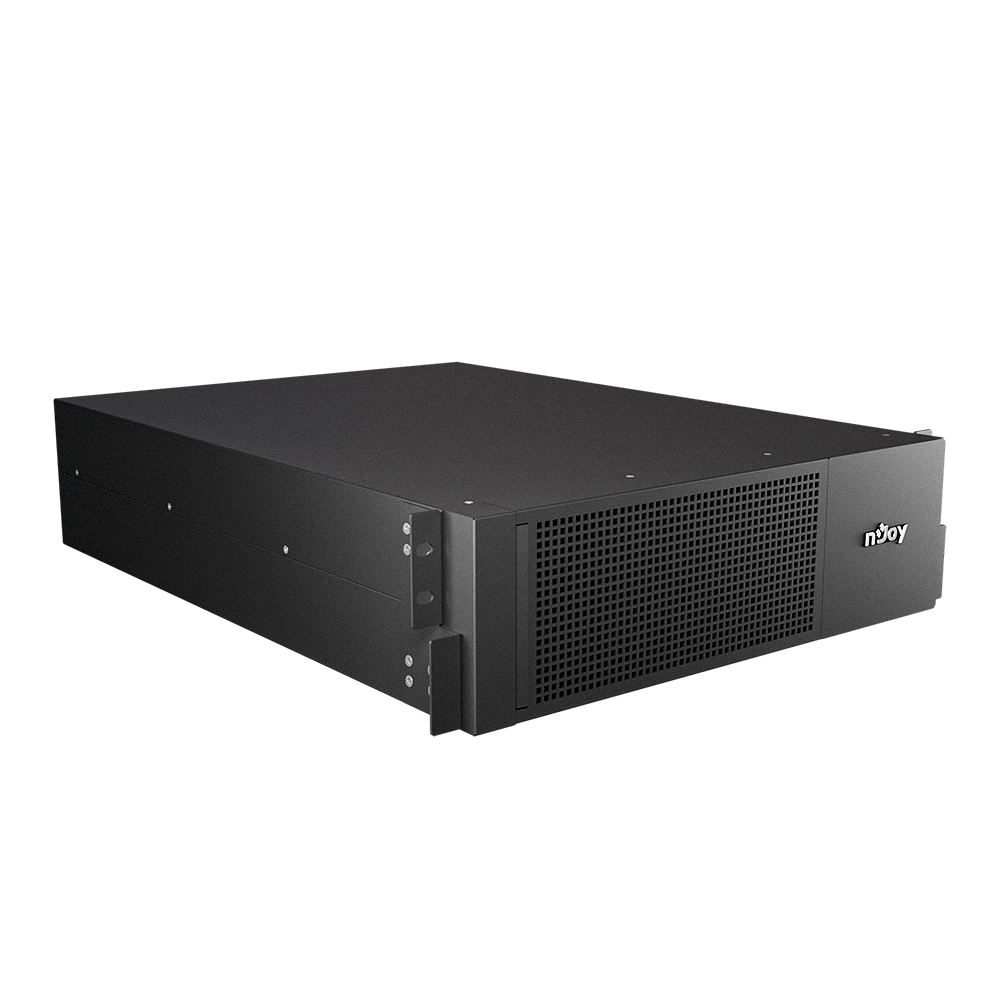 Cabinet Baterii UPS 3U - nJoy Ranger 30KR RA2021LX - EBM, Battery Box 20 x acumulatori 7Ah / 9Ah