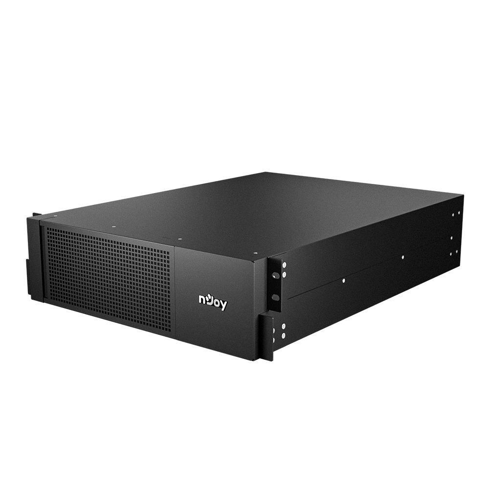 Cabinet Baterii UPS 3U - nJoy Ranger 30KR RA2021LX - EBM, Battery Box 20 x acumulatori 7Ah / 9Ah