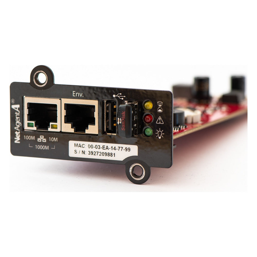 Card SNMP Intern Gigabit cu 2 x USB pentru Monitorizare UPS COVER NetAgent BA506