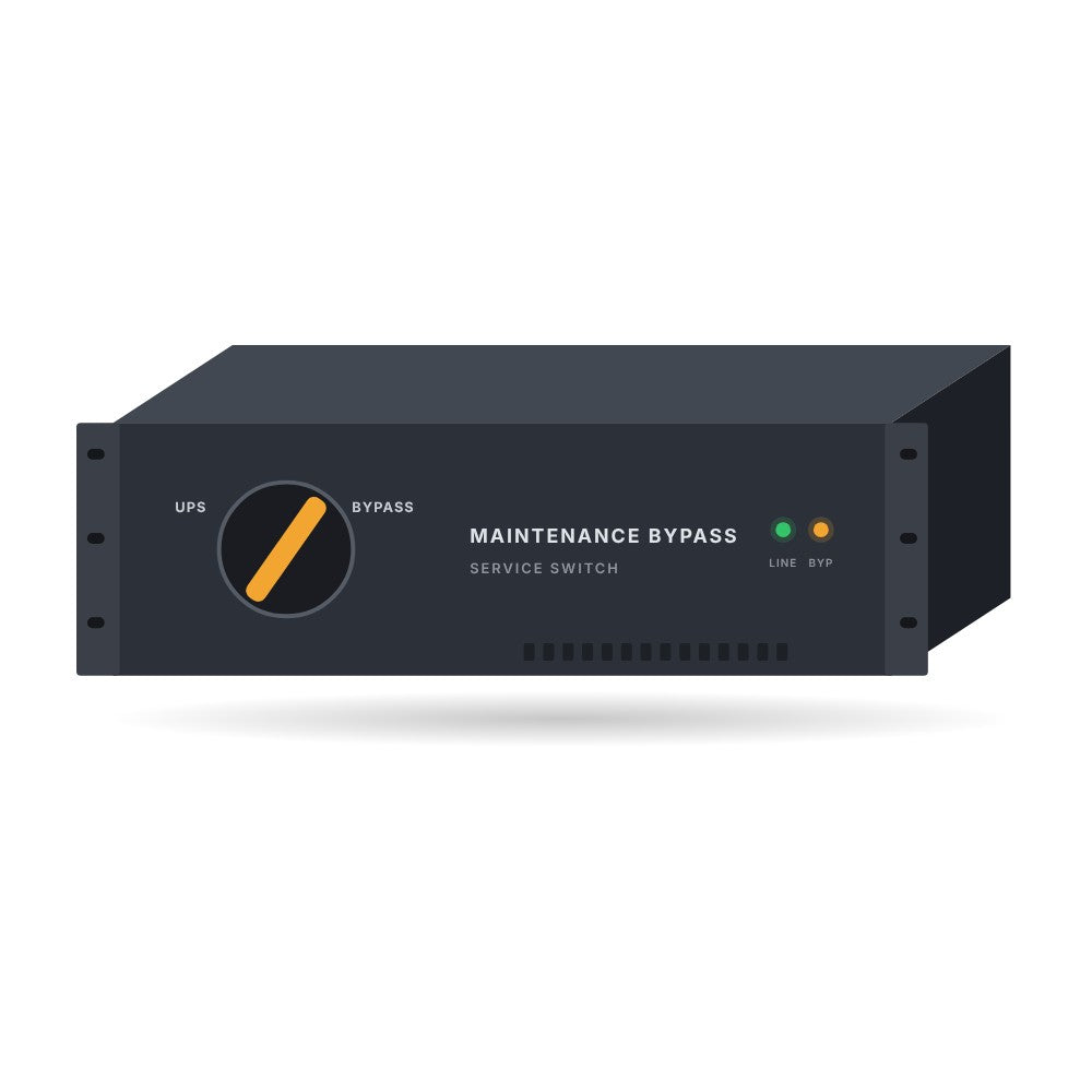Bypass Service Extern Rack 19inch 10kVA COVER MBS10 CORE 6-10K