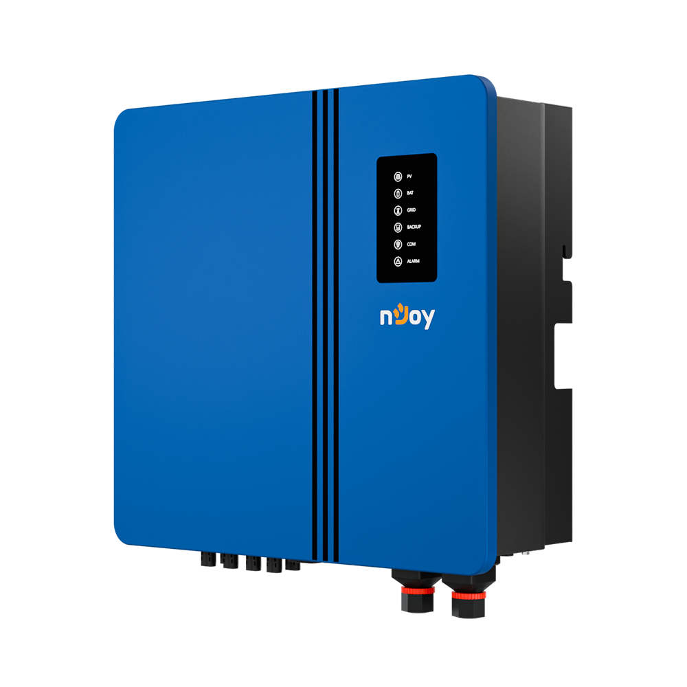 Invertor Solar 8kW Hibrid Trifazat nJoy Ascet | 2 x MPPT Imagine principală a produsului
