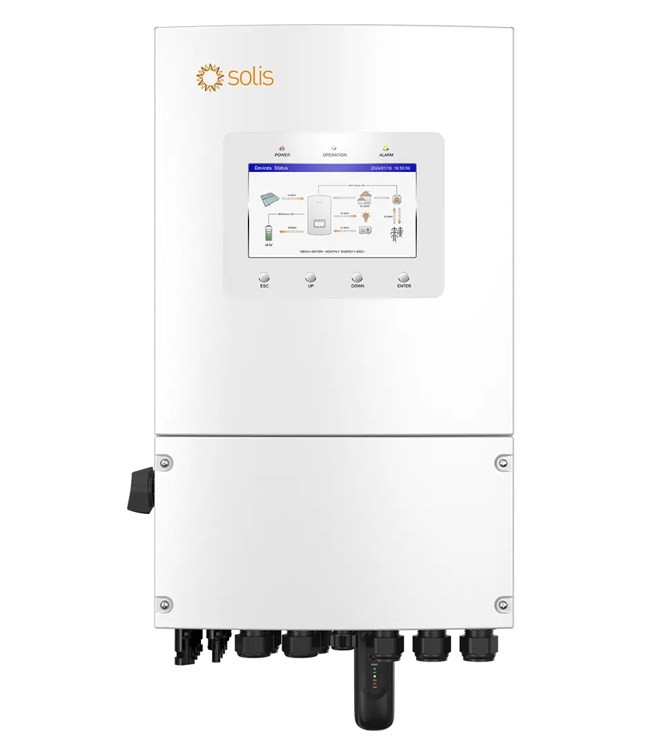 Invertor Solar Solis Hibrid 6kW S6-EH1P6K-L-PLUS-6kW Monofazat Display Color