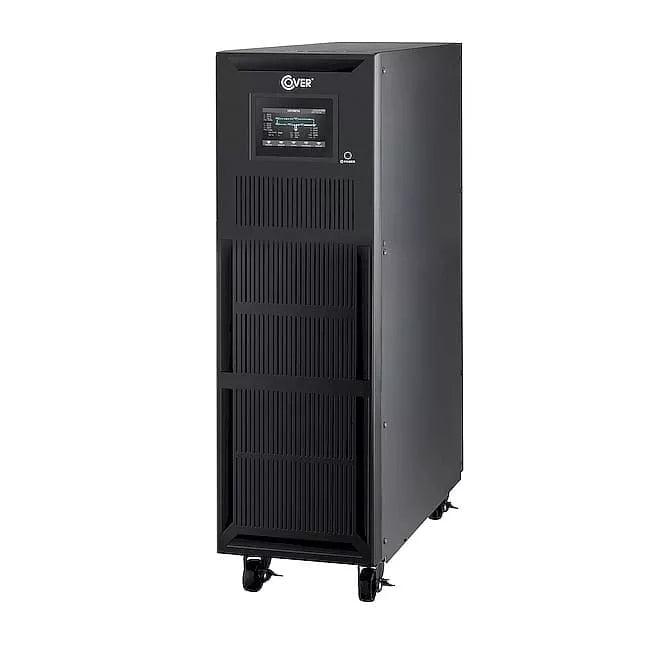 UPS 10kW 10kVA Online Dubla Conversie Trifazat Tower COVER JR 10K Imagine principală a produsului
