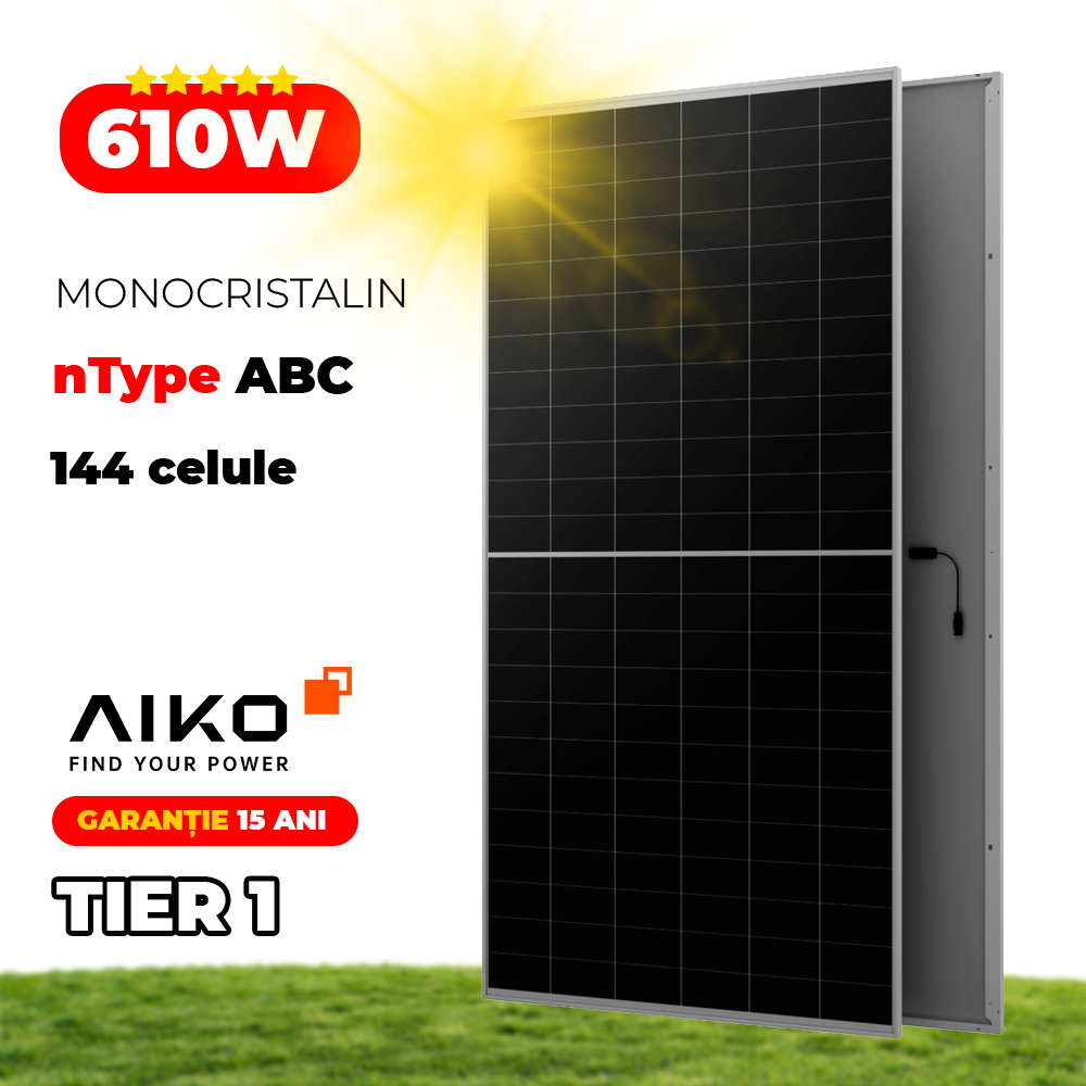 Panou Fotovoltaic AIKO Comet 1N 610Wp AIKO-A-MAH72Mw