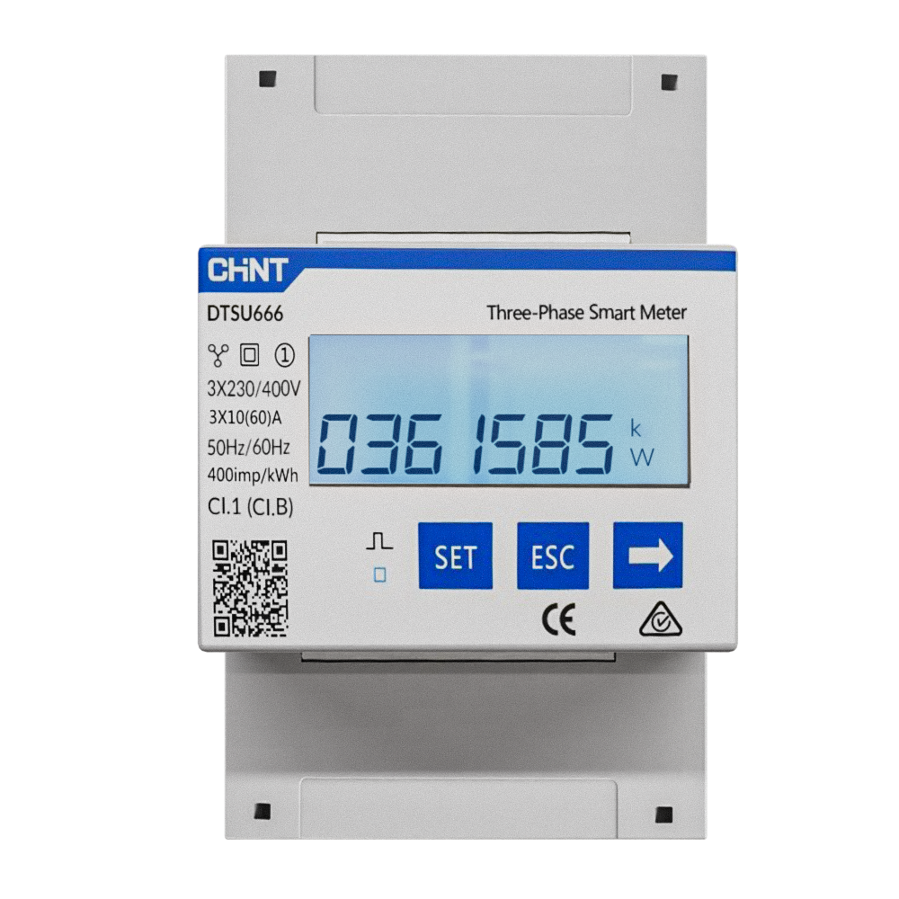 SMART METER Trifazat Panouri Fotovoltaice Bidirectional DTSU666 Imagine secundară a produsului