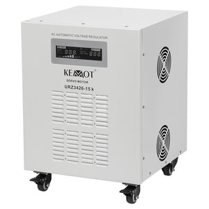 Stabilizator Tensiune Panouri Fotovoltaice 15KVA 10.5kW Servomotor Precizie 3% 140-300V Kemot URZ3426-15K