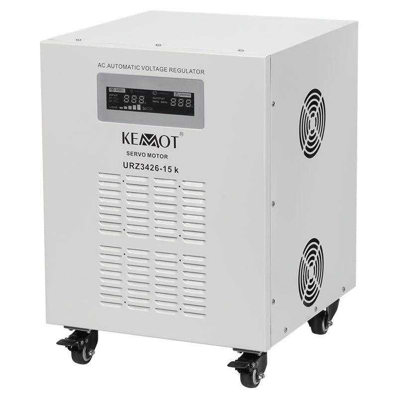 Stabilizator Tensiune Panouri Fotovoltaice 15KVA 10.5kW Servomotor Precizie 3% Kemot URZ3426-15K