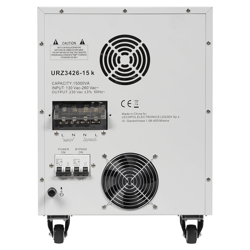 Stabilizator Tensiune Panouri Fotovoltaice 15KVA 10.5kW Servomotor Precizie 3% Kemot URZ3426-15K Imagine secundară a produsului
