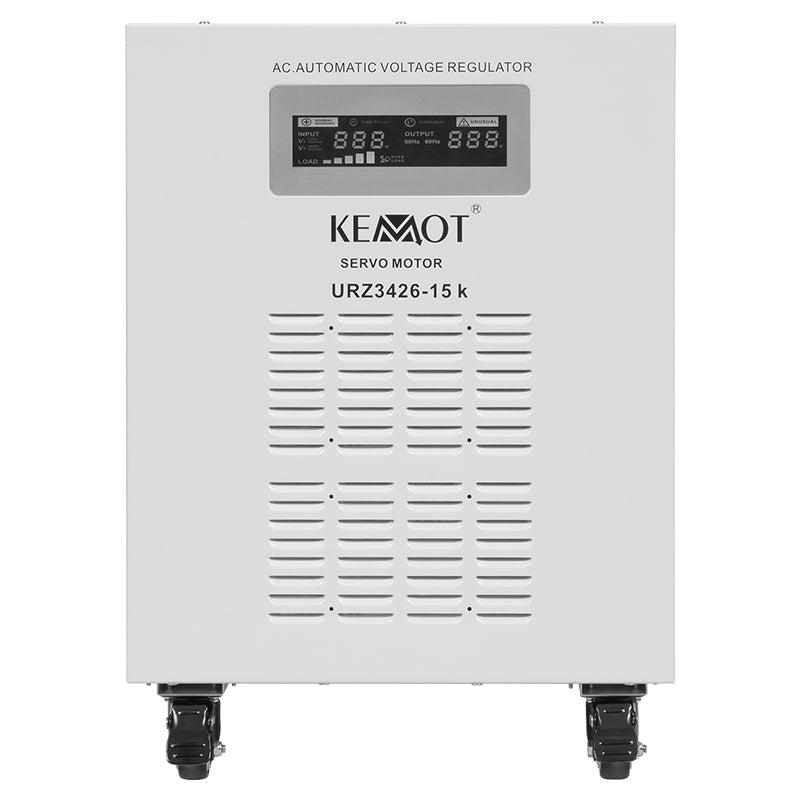 Stabilizator Tensiune Panouri Fotovoltaice 15KVA 10.5kW Servomotor Precizie 3% Kemot URZ3426-15K