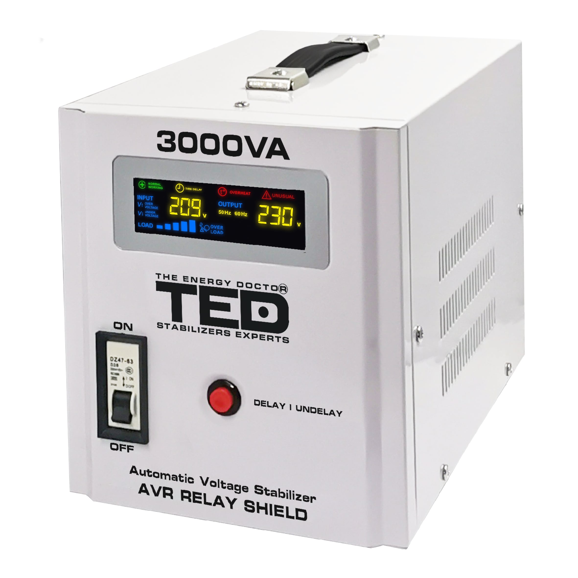 Stabilizator Tensiune 3000VA 1800W TED 000149