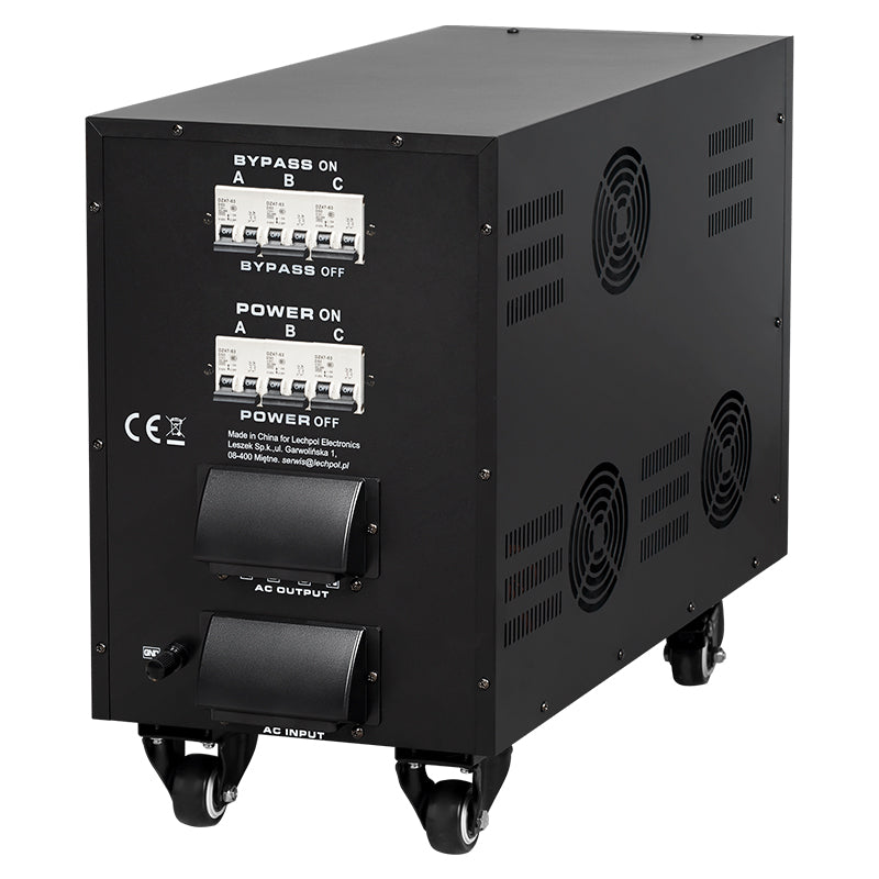 Stabilizator Tensiune Panouri Fotovoltaice 45KVA 31.5kW Servomotor Kemot URZ3437-45
