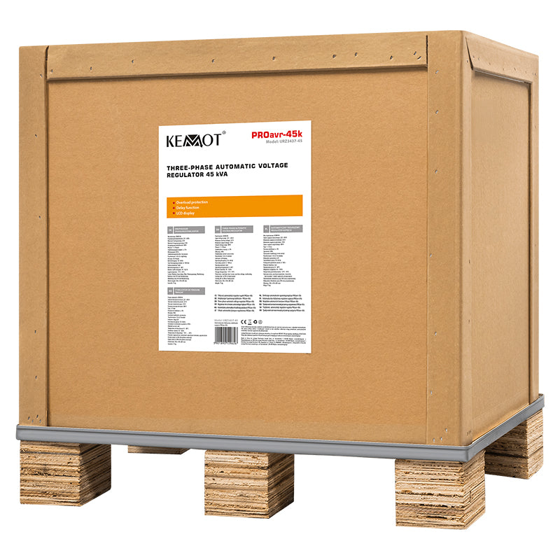 Stabilizator Tensiune Panouri Fotovoltaice 45KVA 31.5kW Servomotor Kemot URZ3437-45